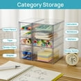 Sindcom Acrylic Organizer with 9 Drawers,Clear Storage Drawers,Organizer Bins for Makeup,Cosmetics,Beauty Supplies
