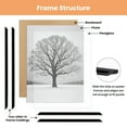 Sindcom 20x30 Picture Frames, Gallery Wall Poster Frames Set of 3, Black