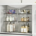 Sindcom 6 Pack Clear Stackable Storage Drawers,Easy to Assemble Bathroom Organizers and Storage with handles,Plastic Drawers for Kitchen Pantry,Cabinet,Under Sink Organization
