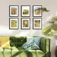 Sindcom 6 Pack 11x14 Picture Frames,Display Pictures 8x10 with Mat or 11x14 Without Mat,Gallery Wall Photo Frames, Black