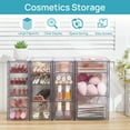 Sindcom Acrylic Organizer with 16 Drawers, Makeup Organization and Storage, Clear Storage Drawers
