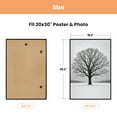 Sindcom 20x30 Picture Frames, Gallery Wall Poster Frames Set of 3, Black