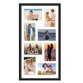 Sindcom 12x23 Wall Collage Picture Frame,Black Photo Frame ，Fits Eight 4x6 Photo or One 12x23 Photo