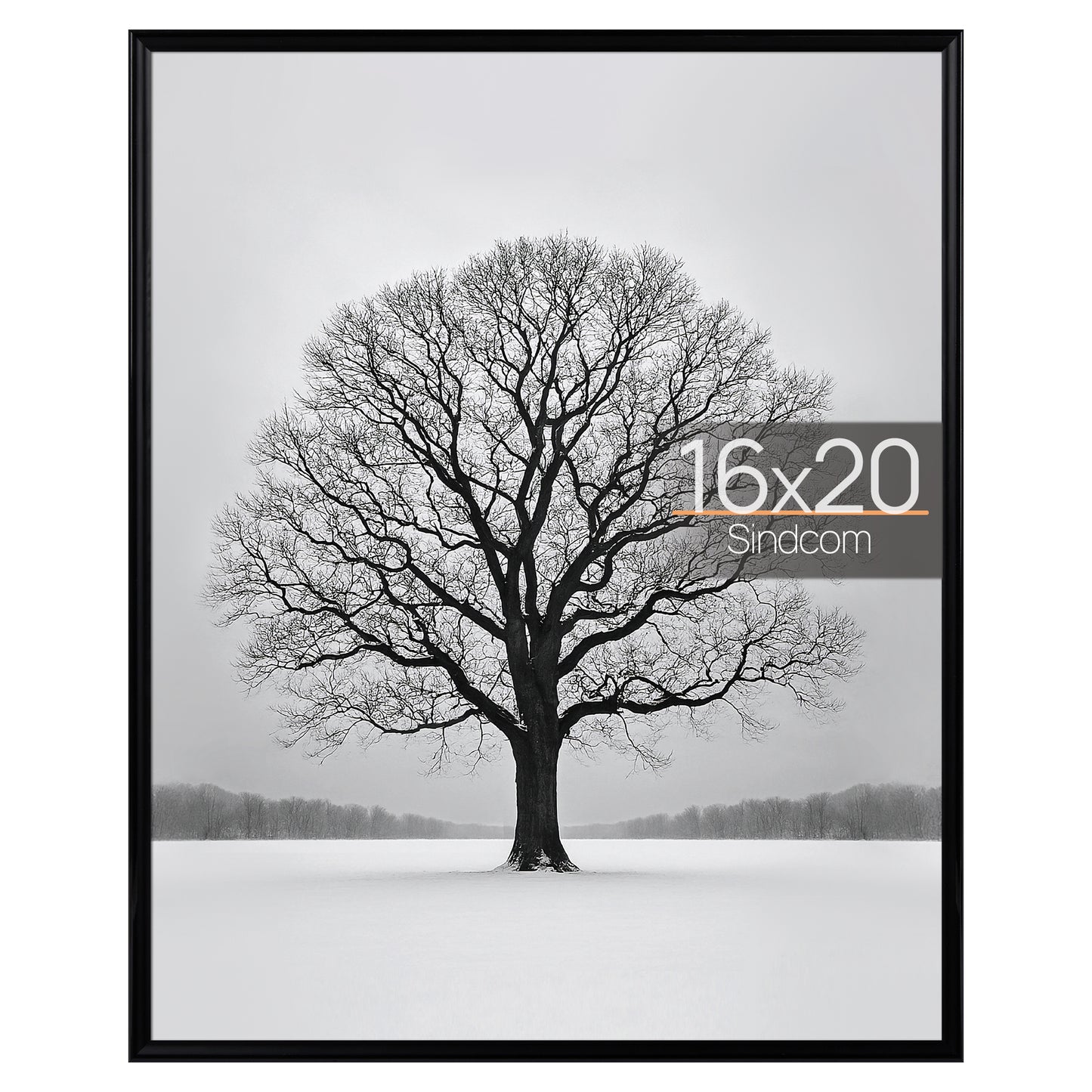Sindcom 16x20 Poster Frames, Gallery Wall Picture Frames, Black, 1 Pack