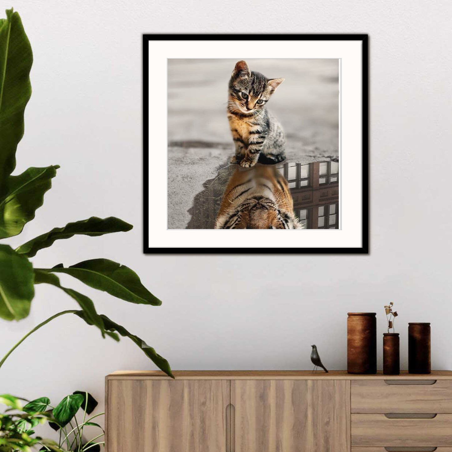 Sindcom 24x24 Picture Frames, Gallery Wall Poster Frames Set of 3, Black