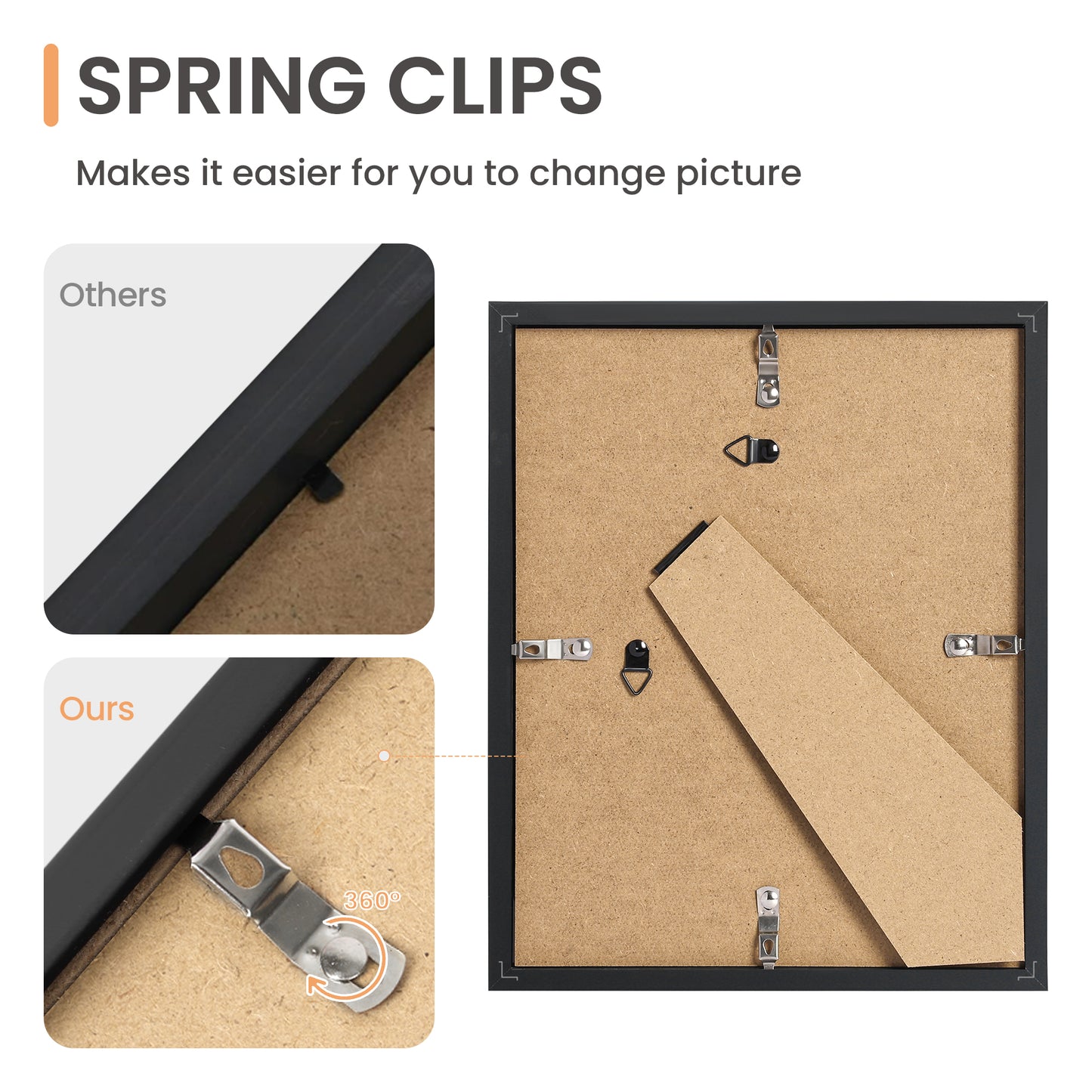 "Sindcom 10 Pack Collage Picture Frame,Gallery Wall Frame Set for Wall or Tabletop Display,Black Photo Frame ,Multi Sizes Fits Two 8x10,Four 5x7,and Four 4x6 Photo"