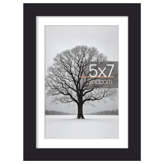 Sindcom 5 x 7 Picture Frame , Black , Gallery Wall Frame