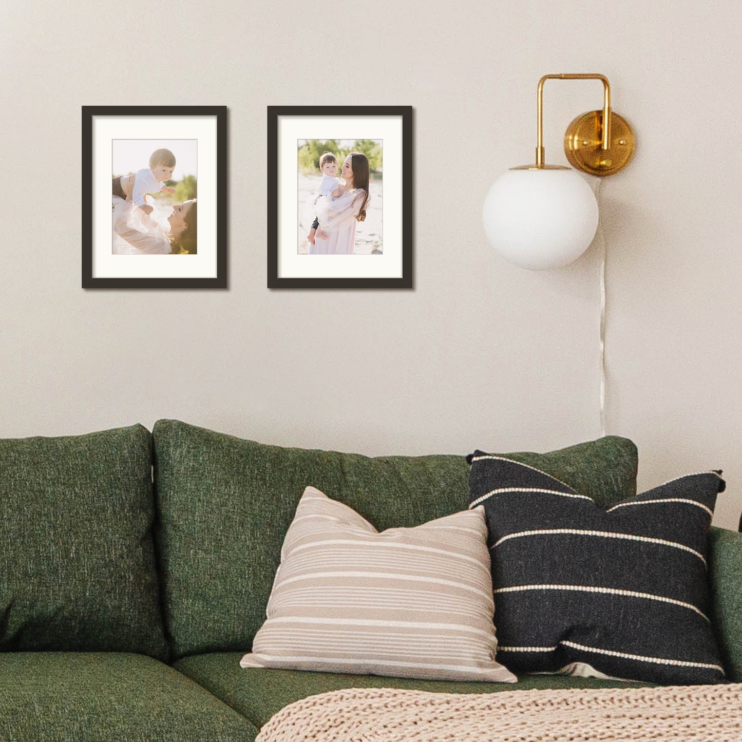 Sindcom 8.5 x 11 Picture Frame , Black , 1 Pack , Gallery Wall Frame to Display Pictures 6x8 with Mat or 8.5 x 11 Without Mat